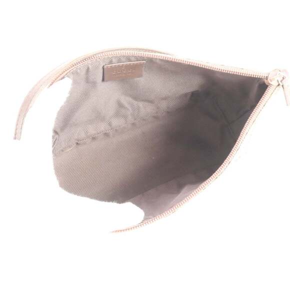 Gucci GG Canvas 07198 Leather Handbag Tote Brown Women's - Picture 7 of 10